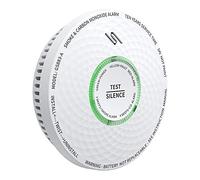Meross 10 Year Battery Smoke and Carbon Monoxide Alarm, LED Display Smoke CO Detector Complies with EN 14604 and EN 50291 Standards, Auto-Check, 85dB