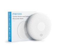 Meross Carbon Monoxide Detector, Dual Sensor Smoke and Carbon Monoxide Alarm, Smoke Alarm for Home with Test/Silence Button, 10-Year Battery Smoke Alarm, 85dB Fire Alarm, EN 14604 & EN 50291 Standard