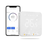 Meross EU Smart Thermostat, 16A Thermostat for Electric Floor Heating Compatible with HomeKit, Siri, Alexa and Google Home, with LED Touch Screen, Voice Control - EU Version