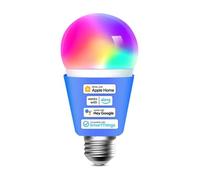 meross Homekit Smart Light Bulb Smart Bulb B22 Compatible with Alexa, Google Home, Siri Voice Control Dimmable Multicolor LED Light Bulb Equivalent 60W [Energy Class A+], Rgbww,MSL120DHK