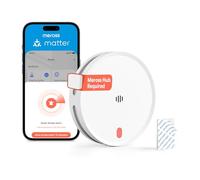 Meross MA151 Smart Smoke Alarm for Home, WiFi Fire Alarm, 10-Year Lifespan | Requires Meross Hub (Not Included), Dual Sensor WiFi Smoke Detector works with App Alerts, Apple HomeKit, Alexa, Google Home