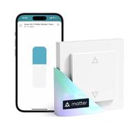 Meross Matte Smart Roller Shutter Switch WLAN for Blinds, Smart Home Roller Shutter Control Compatible with Alexa, Apple HomeKit and Google Home (Neutral Cable Required)