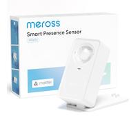 Meross Matter Motion Sensor, Smart Presence Sensor with Cable, WiFi Motion Detector Indoor with App Notification for Home Security, Works with Apple HomeKit, Alexa, Google Home