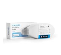 Meross Matter Smart DIY Switch with Energy Monitor, Wireless Relay WiFi Switch with Matter Simple Setup(MSS), Works with Alexa/HomeKit/Google Home, Voice & Remote Control, Neutral Wire Required