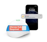 Meross MS400 Smart Water Leak Detector, Water Leak Sensor with App Alert | Requires Meross Hub (Not Included), Interlinked, Wireless Battery IP67 Smart Water Alarm works with Apple HomeKit, Alexa