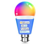 meross Smart Bulb Smart Bulb Alexa Light Bulb B22 Compatible with Apple Homekit, Alexa, Google Home, Siri Voice Control Dimmable Multicolor LED Light