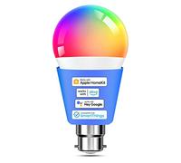 meross Smart Bulb Smart Bulb Alexa Light Bulb B22 Compatible with Apple Homekit, Alexa, Google Home, Siri Voice Control Dimmable Multicolor LED Light Bulb Equivalent 9W Rgbcw (MSL120DHK)