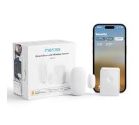Meross Smart Door Window Sensor, Mini Contact Sensor for Security and Home Automation, WiFi Alarm System, Real-Time Alert, Works with HomeKit, Alexa, Google, SmartThings, Meross Hub Included Start Kit