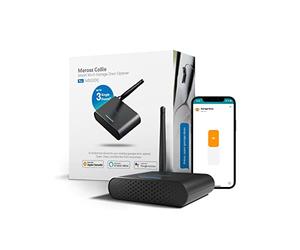 Meross Smart Garage Door Opener Works with Apple HomeKit, External Antenna and up to 3 Individual Doors, App Control, Compatible with Siri and Alexa, Google Assistant, 2.4 GHz