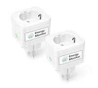 Meross Smart Plug with Consumption, Alexa 16A Bluetooth Plug with Remote and Voice Control, Timer, WiFi Plug Compatible with Alexa, Google Home and SmartThings, 2 PCS