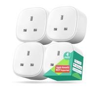 Meross Smart Plugs that Work with Alexa, Google Home Wireless Socket, Smart Home Wireless Timer Remote Control Plug Switch 13A (4PACK)