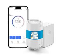 Meross Smart Radiator Thermostat with Starter Kit - Smart Heating Control, Easy DIY Installation, Compatible with Apple HomeKit, Alexa, Google Home, SmartThings M30 x 1.5 mm, 6 adapters, Starter Kit