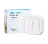 Meross Smart Water Detector | Water Leak Sensor WLAN IP66 | Up to 100 dB Sensor & App & Hub Alarm | Smart Water Alarm Detector for Kitchen, Bathroom, Basement | Hub Required | Battery for 3 Years |