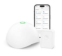 Meross Smart Water Detector Water Sensor with Hub Wireless Flood Detector IP67, up to 60 dB Audio Alarm for Kitchen, Bathroom, Basement, 2.4 Gzh Only