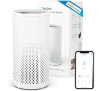 Meross Smart Wi-Fi Air Purifier - HEPA Air Cleaner for Home, Works with Apple HomeKit, Alexa & Google Home, App + Voice Control, Quiet Air Purifier for Bedroom & Living Room