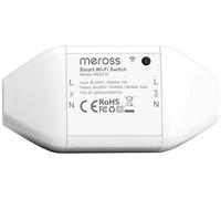 meross Wireless Switch Universal WiFi Switch Remote Control Voice Control with Alexa, Google Assistant and SmartThings, DIY Smart Home for Electric Household Appliances, 2,300 W, Pack of 1