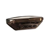 MERPLO Motorbike Tail Light DRL Motorcycle Rear Brake Tail Lights 2 In 1 LED Taillights Smoke Red Lens License Plate Lamps For Moto ATV UTV 12V Universal