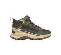 Merrell - Hiking day shoes in GORE-TEX - Speed Strike 2 Mid Gtx Beluga for Men in Leather - Size 8,5 UK - Khaki Khaki 8.5 UK