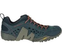 Merrell Intercept Mens Walking Shoes Blue Offroad Hiking All-Terrain Trainers