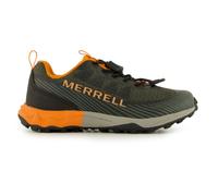 Merrell Unisex Kids Agility Peak Sneaker, Olive Black Orange, 13 UK