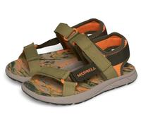 Merrell Kids Kahuna 2.0 Walking Sandal, Olive/Orange, 11 UK