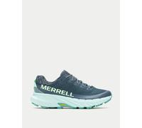 Merrell male Agility Peak 5 Trail Running Trainers - 10 - Blue Mix, Yellow Mix,Blue Mix