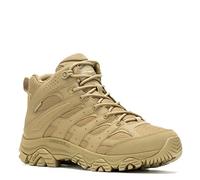 Merrell Men’s Moab 3 Tactical Industrial Shoes, Waterproof Coated Leather & Mesh Upper Combat Outdoor Work Boots, Dark Coyote, 11 Wide