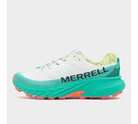 Merrell Men's Agility Peak 5 Trail Running Shoe, White/Turquoise
