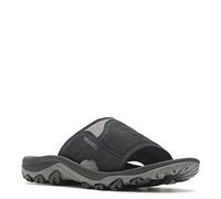 Merrell Men's, Huntington Leather Slide Sandal, Black Leather, 6.5 UK