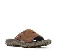 Merrell Men's, Huntington Leather Slide Sandal, Earth Leather, 8.5 UK