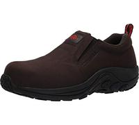 Merrell Men's, Jungle Moc Leather SR Work Shoe - Wide Width Espresso 10 W