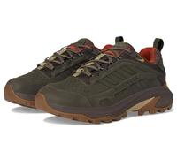 Merrell Men's Moab Speed 2 Leather Waterproof Hiking Shoe, Olive, 9 UK