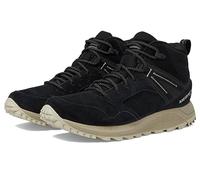 Merrell Men's Wildwood Mid Leather Waterproof Hiking Boot, Black 1, 10.5
