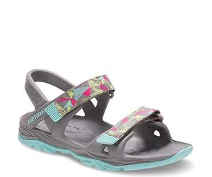 Merrell Mi Hydro Drift, Girls Hiking Sandals, Multicolor (Grey/Multi), 9 Child UK (28 EU)