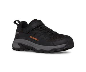 Merrell Moab Speed 2 Mid Alternative Closure Waterproof Hiking Boot Unisex Child, Black, 34 EU