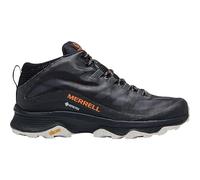 Merrell Moab Speed Mid GTX-Black/Asphalt, Men's Trainers, Black/White, 7.5 UK