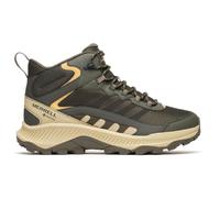 Merrell - Hiking day shoes in GORE-TEX - Speed Strike 2 Mid Gtx Beluga for Men in Leather - Size 41.5 - Khaki Khaki 41.5