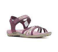 Merrell Women's Terran 3 Cush Cross Sandal, Burgundy, UK 3