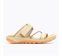 Merrell Terran 4 Slide Women's Brown Recovery Sandal for Post-Run Comfort