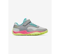 Merrell Trail Glove 7 Shoes Grey Pink Neon Yellow Kids - 37
