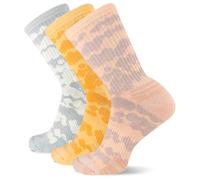 Merrell Trekker Outdoor Crew Sock, Peach Assorted, S-M