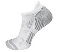 Merrell unisex-adult Moab Speed Lightweight Hiking Socks Sustainable Coolmax Ecomade, Low Cut Tab - White, Small-Medium