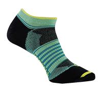 Merrell Unisex-Adult's Men's and Women's Trail Running Lightweight Socks Anti-Slip Heel and Breathable Mesh Zones Runner, Show-Green, S-M