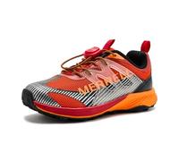 Merrell Unisex-Child Agility Peak, Deep Orange/Black, 2 Little Kid