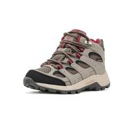 Merrell unisex-child Moab 3 Mid Wp, Boulder/Red, 4 Big Kid