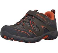 Merrell Unisex-Child Trail Chaser Hiking Shoe Sneaker, Gunsmoke/Orange, 4 UK