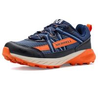 Merrell Unisex Children's Copter Trek Hiking Shoes, Navy Orange, 33.5 EU