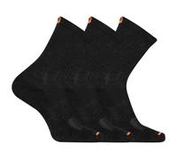 Merrell Unisex Cushioned Crew Sock 3 Pack Black M-L