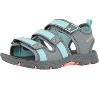 Merrell Unisex Kid's Hydro Cr nkle Strap Sandals, Multicolour (Grey/Turquoise), 6 UK 38 EU