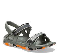 Merrell Unisex Kid's Ml-Hydro Drift Ankle Strap Sandals, Multicolour (Olive/Orange), 11 (30 EU)